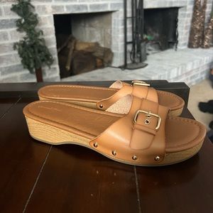Sandals, worn a few times. Excellent condition.